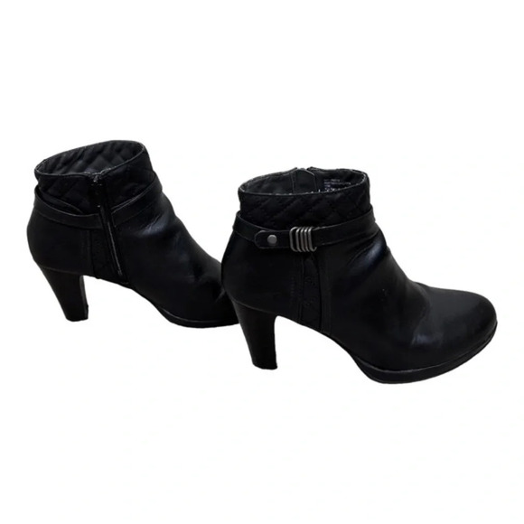 RIALTO Popcorn Ankle Boot Women’s Zip Side Buckle Bootie - Picture 2 of 7